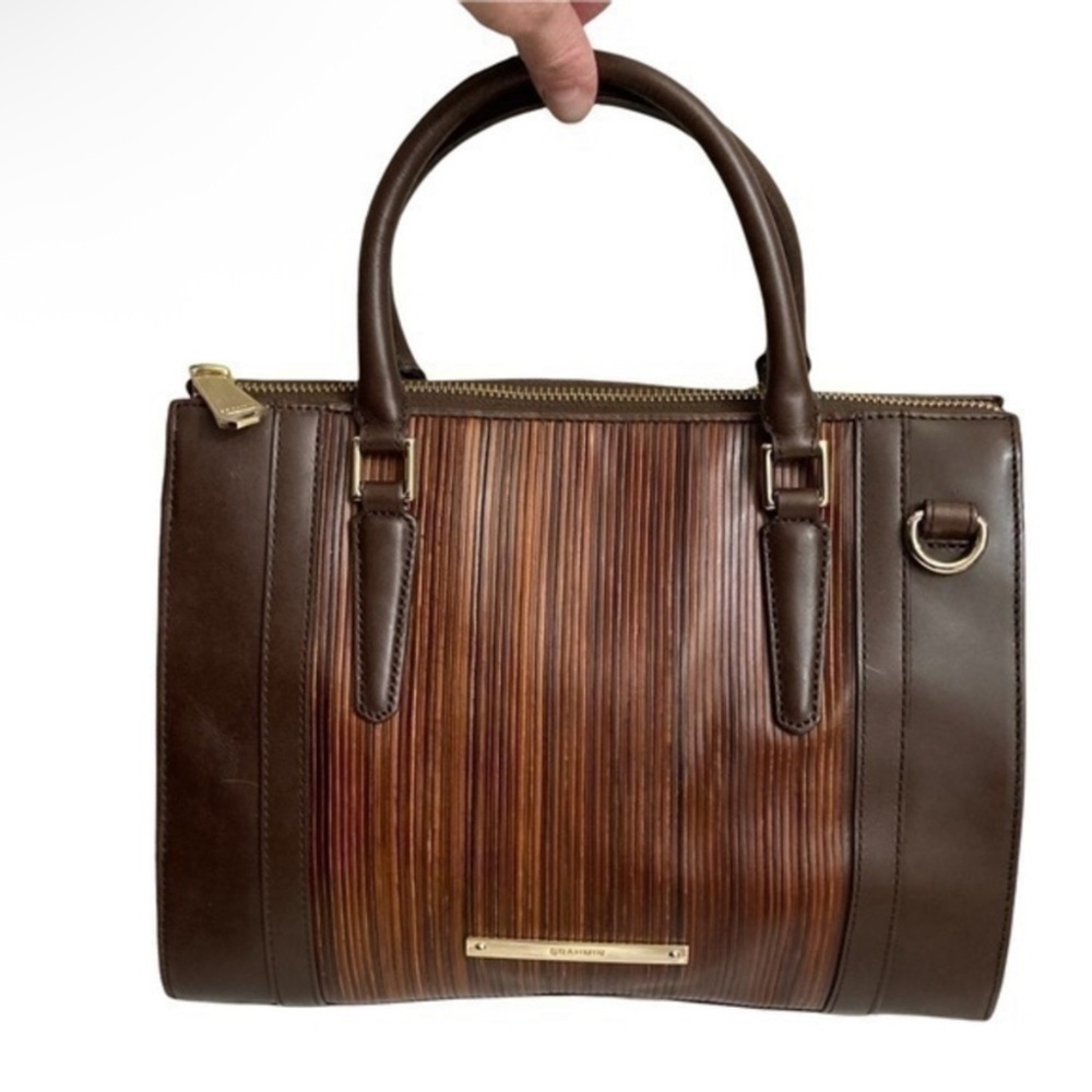 Brahmin Brown leather Balsa Anywhere tote bag